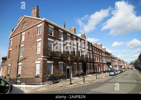 Jonction de Rodney Street et la rue Duke dans liverpools géorgien Liverpool Angleterre UK Banque D'Images