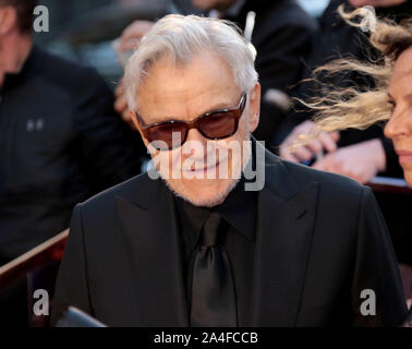 Oct 13, 2019 - Londres, Angleterre, Royaume-Uni - Harvey Keitel arrivant à BFI London Film Festival 2019 - L'Irlandais gala de clôture, Odeon Leicester Square, Luxe Banque D'Images