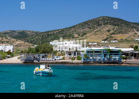 Agios Georgios, l''île d''Antiparos, le sud de la mer Egée, en Grèce. Banque D'Images