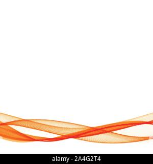 Résumé Les vagues orange. vector illustration eps 10 Illustration de Vecteur