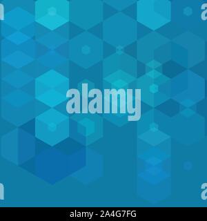 Résumé arrière-plan technique avec hexagones Illustration de Vecteur