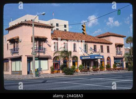 Cafétéria Traymore, 2ème Avenue et 4th Street, Saint Petersburg, Floride Banque D'Images