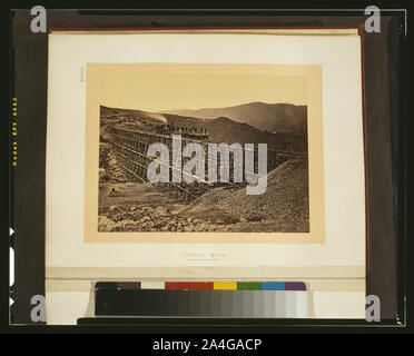 Travail tréteaux - Promontoire Point, vallée du Lac salé Banque D'Images