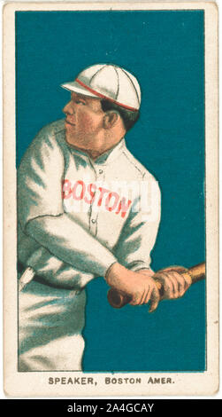 Le Président de tris, Boston Red Sox, carte de base-ball portrait Banque D'Images