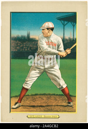 Le Président de tris, Boston Red Sox, carte de base-ball portrait Banque D'Images