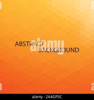Arrière-plan hexagonal orange. abstract vector illustration Illustration de Vecteur