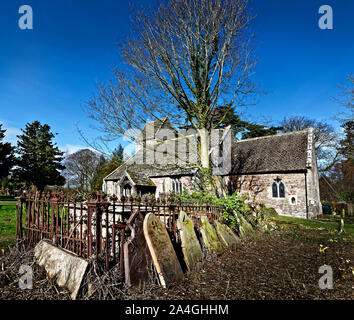 St James Church est à Aguamite, un village dans le Herefordshire ; trouvé cinq milles à l'est de la frontière de Radnorshire et dix kilomètres au nord-ouest de Hereford Banque D'Images