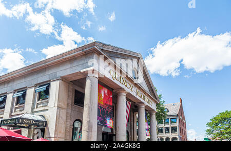 Quincy Market Hall principal Banque D'Images