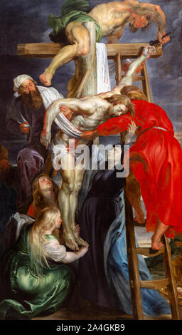 Descente de Croix (Grec : Ἀποκαθήλωσις, Apokathelosis), ou des dépôts de Christ. Par Peter Paul Rubens (1577-1640). Banque D'Images