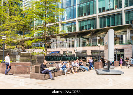 Canary Wharf à Londres Banque D'Images