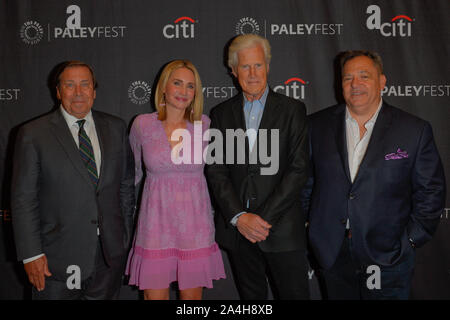 NEW YORK, NY - 13 OCTOBRE : Dennis Murphy, Andrea Canning, Keith Morrison et Josh Mankiewiez assister à un examen préalable de 'Dateline' NBC pendant PaleyFest Nouveau Banque D'Images