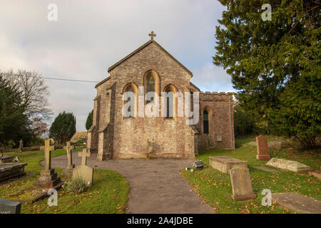 Christ Church, Redhill est un bâtiment classé Grade II dans la région de Redhill, North Somerset, Angleterre Banque D'Images