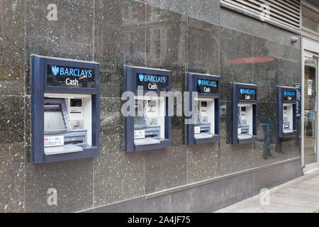 Guichets automatiques Barclays, Londres, UK Banque D'Images