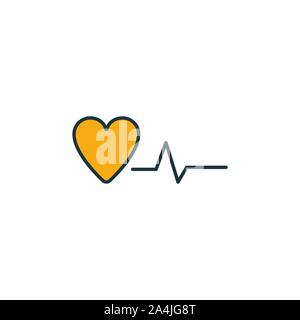 Une bonne santé icon set. Quatre éléments dans diférents styles à partir d'icônes de la communauté collection. Une bonne santé créative rempli d'icônes de couleur, contours, et télévision Illustration de Vecteur