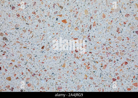 Plaque de granit de texture avec inclusions de couleur Banque D'Images