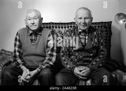 La vieillesse en Hellandsbygd Banque D'Images