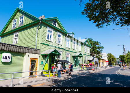 Kopli street, Kalamaja, Tallinn, Estonie Banque D'Images