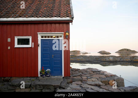 SandÂØya SÂØrlandet à Tvedestrand extérieur Banque D'Images