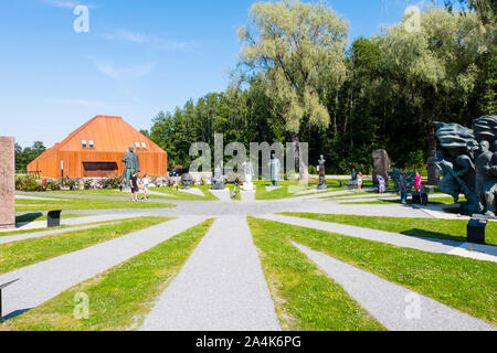 Parc monument soviétique, Maajamäe, Tallinn, Estonie Banque D'Images