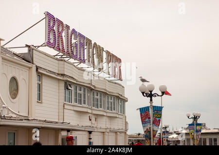 Images de paysage couleur de Brighton Palace Pier, à Brighton, East Sussex, Angleterre. Banque D'Images