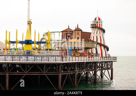 Images de paysage couleur de Brighton Palace Pier, à Brighton, East Sussex, Angleterre. Banque D'Images