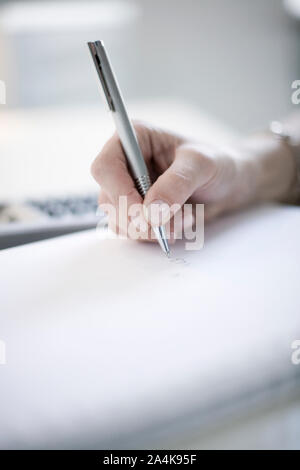 Rédaction - signature Banque D'Images