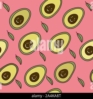 Pour imprimer sans avocat et du textile. Vecteur d'avocat wrapping paper Illustration de Vecteur