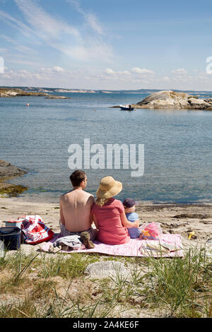 Des vacances dans l'île Koster Banque D'Images
