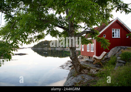 SandÂØya SÂØrlandet à Tvedestrand extérieur Banque D'Images