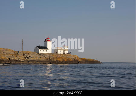 Près de phare, la Norvège Bamble Banque D'Images