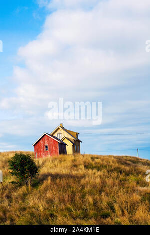 En septembre, la Norvège île Smola Banque D'Images