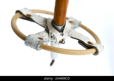 Vieux bâton de ski Banque D'Images