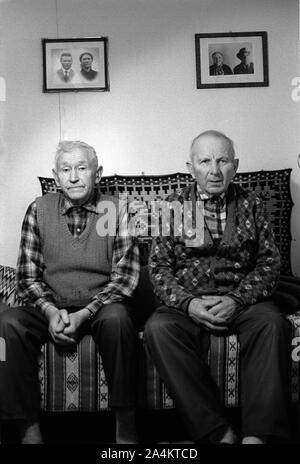 La vieillesse en Hellandsbygd Banque D'Images