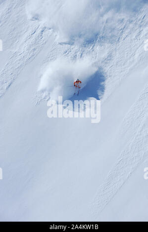 Ski de randonne dans la partie occidentale de la Norvège Banque D'Images