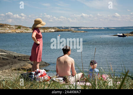 Des vacances dans l'île Koster Banque D'Images