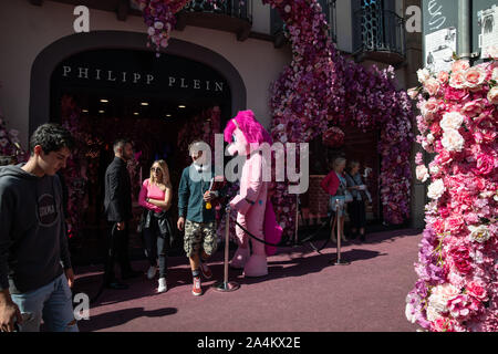 Milan, Italie - 21 septembre 2019 : Philipp Plein de magasin à Milan. Zone Montenapoleone. Fashion week shopping Banque D'Images