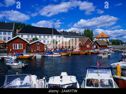 À Kragerø Sørlandet. Banque D'Images