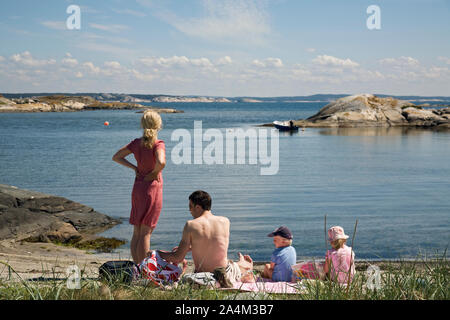 Des vacances dans l'île Koster Banque D'Images