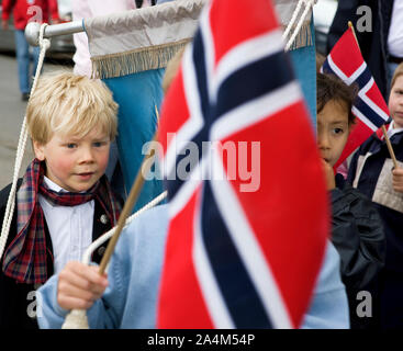 17 mai Fête des enfants en Norvège Banque D'Images