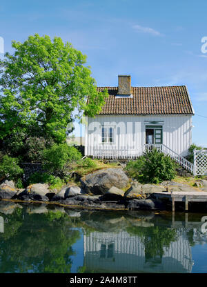 SandÂØya SÂØrlandet à Tvedestrand extérieur Banque D'Images
