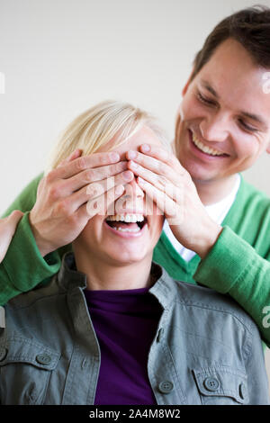 Blague de couple Banque D'Images