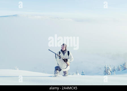 Gudbrandsdalen en hiver Banque D'Images