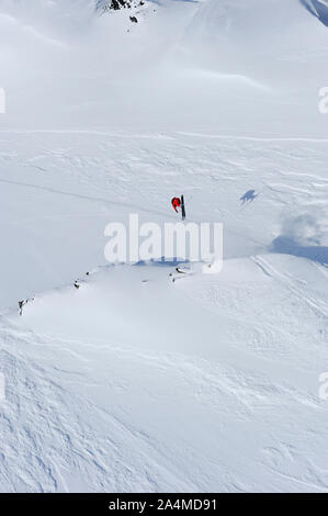 Ski de randonne dans la partie occidentale de la Norvège Banque D'Images