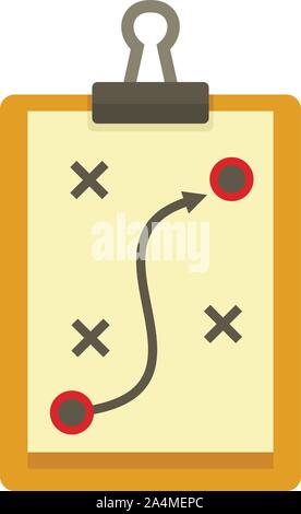 L'icône de carte tactique sport. Illustration du sport télévision conseil tactique icône vecteur pour la conception web Illustration de Vecteur