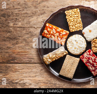 Traditionnel égyptien le Prophète Muhammad Anniversaire Desserts Banque D'Images