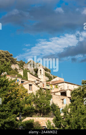 Village de Bauduen dans le sud de la France Banque D'Images