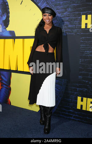 14 octobre 2019, Los Angeles, CA, USA : LOS ANGELES - OCT 14 : Gabrielle Dennis au gardien de HBO première projection au Cinerama Dome le 14 octobre 2019 à Los Angeles, CA (crédit Image : © Kay Blake/Zuma sur le fil) Banque D'Images