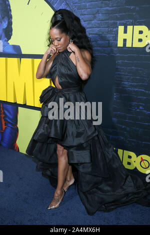 14 octobre 2019, Los Angeles, CA, USA : LOS ANGELES - OCT 14 : Regina King à la sentinelle de HBO à la première projection Cinerama Dome le 14 octobre 2019 à Los Angeles, CA (crédit Image : © Kay Blake/Zuma sur le fil) Banque D'Images