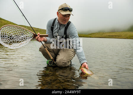 Poisson pêcheur avec Banque D'Images