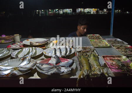 Bakkhali Mer Plage Inde Bengale occidental Banque D'Images